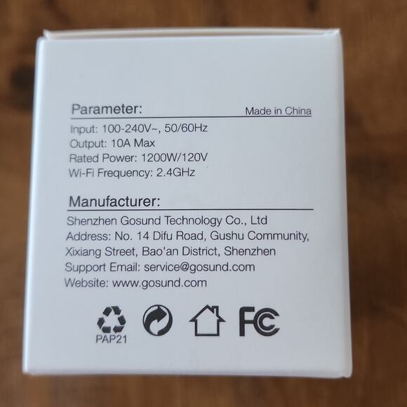 Gosund Wi-Fi Smart‎ Plug, 2 Pack, Works with Alexa and Google Assistant - Picture 6 of 6